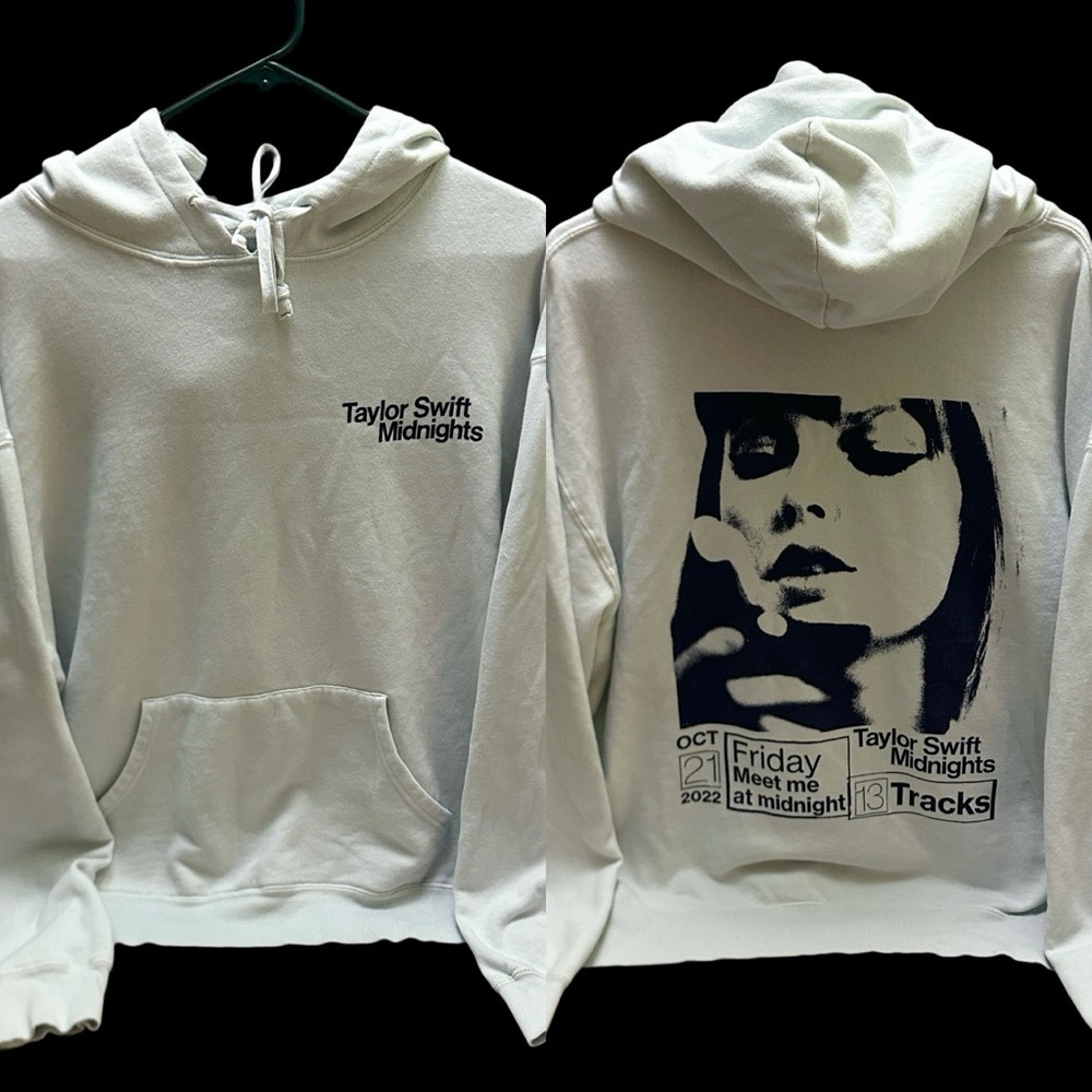 Taylor Swift Women’s  Midnights Blue light  Hoodie L